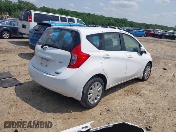 2015 Nissan Note SV with VIN 3N1CE2CP2FL410347, listed as a IAAI auction lot 42455407 with 80,585 mi miles and . Bid and sale history available at DreamBid. Image 4.