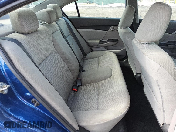 2015 Honda Civic LX with VIN 19XFB2F50FE033003, listed as a Copart auction lot 52004115 with 127,994 mi miles and Clean Title. Bid and sale history available at DreamBid. Image 10.