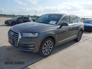 2019 Audi Q7 Premium Plus with VIN WA1LHAF76KD018184, listed as a IAAI auction lot 42056902 with 53,610 mi miles and . Bid and sale history available at DreamBid. Image 17.