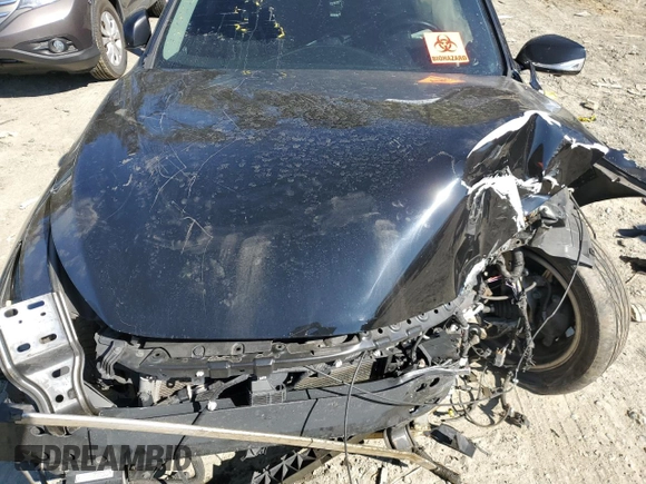 2019 Infiniti Q50 Luxe with VIN JN1EV7AR6KM553747, listed as a Copart auction lot 45784085 with Not Provided miles and Salvage Title. Bid and sale history available at carsss.com. Image 12.
