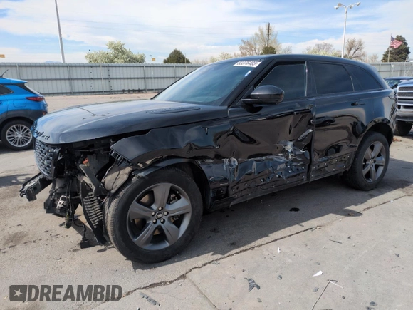 2021 Land Rover Range Rover Velar R-Dynamic S with VIN SALYT2EX0MA315255, listed as a Copart auction lot 53376485 with 75,980 mi miles and Salvage title. Bid and sale history available at DreamBid. Image 1.