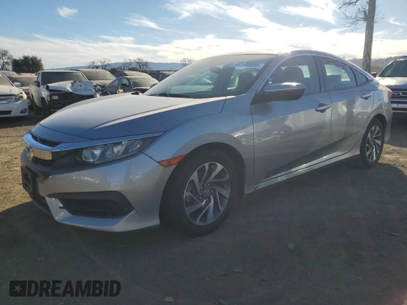 2016 Honda Civic EX with VIN 2HGFC2F79GH513059, listed as a Copart auction lot 42170995 with 84,613 mi miles and Salvage Title. Bid and sale history available at DreamBid. Image 1.