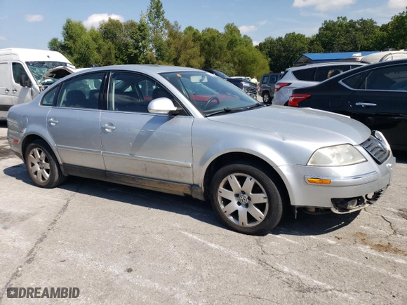 2005 Volkswagen Passat Sedan GLS with VIN WVWAD63B15P025609, listed as a Copart auction lot 69685554 with 160,474 mi miles and Salvage Title. Bid and sale history available at carsss.com. Image 4.