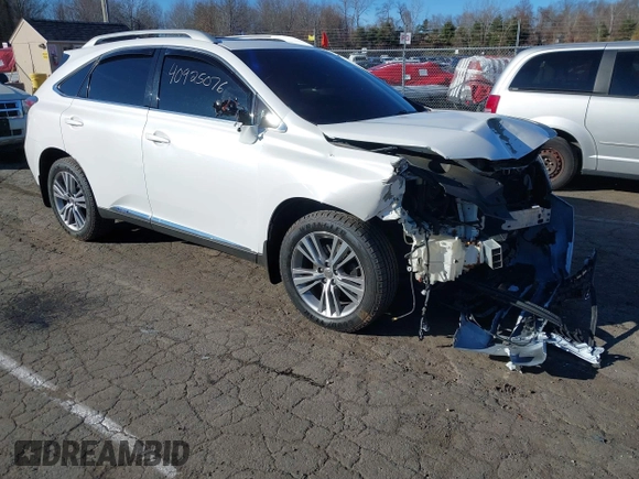 2015 Lexus RX 450h with VIN 2T2BC1BA7FC004519, listed as a IAAI auction lot 40925076 with 157,984 mi miles and . Bid and sale history available at DreamBid. Image 1.