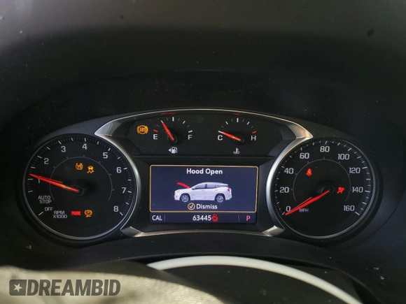 2022 GMC Terrain SLT with VIN 3GKALVEV5NL154117, listed as a Copart auction lot 45581315 with 63,445 mi miles and Salvage Title. Bid and sale history available at DreamBid. Image 9.