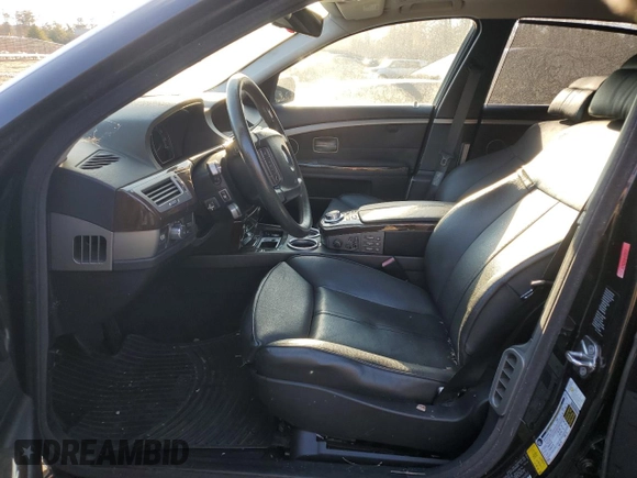 2008 BMW 7 Series 750Li with VIN WBAHN83598DT85862, listed as a Copart auction lot 41451835 with 114,367 mi miles and Non repairable. Bid and sale history available at DreamBid. Image 7.