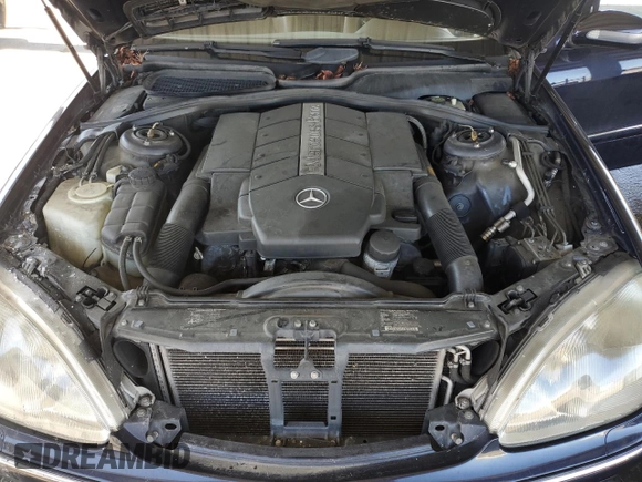 2001 Mercedes-Benz S-Class with VIN WDBNG70J81A180714, listed as a Copart auction lot 46753165 with 194,528 mi miles and Clean Title. Bid and sale history available at carsss.com. Image 11.