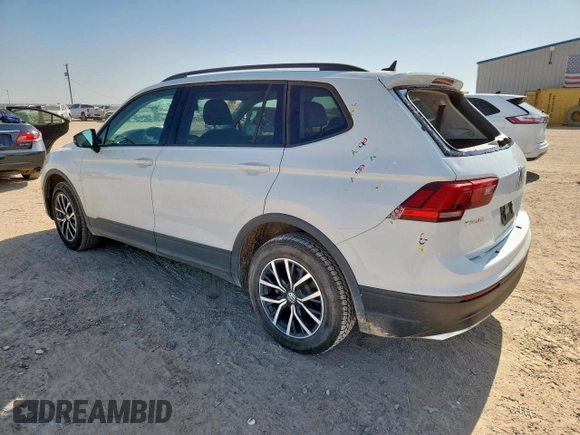 2021 Volkswagen Tiguan S with VIN 3VV1B7AX0MM016271, listed as a Copart auction lot 61288165 with 56,270 mi miles and Clean title. Bid and sale history available at DreamBid. Image 2.