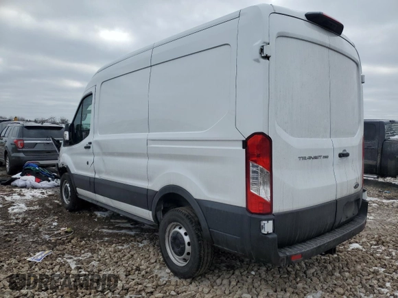2023 Ford Transit Cargo with VIN 1FTBR1C8XPKB74159, listed as a Copart auction lot 86372424 with 19,082 mi miles and Salvage Title. Bid and sale history available at carsss.com. Image 2.