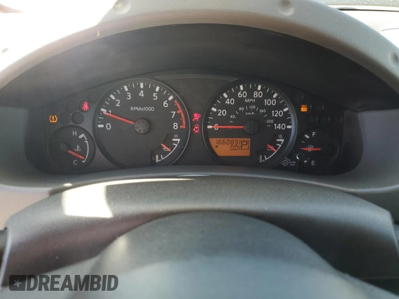 2008 Nissan Xterra S with VIN 5N1AN08UX8C533802, listed as a Copart auction lot 49927905 with 166,089 mi miles and Salvage Title. Bid and sale history available at DreamBid. Image 9.