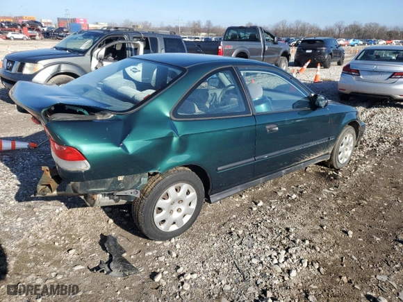 1999 Honda Civic DX with VIN 1HGEJ6229XL059370, listed as a Copart auction lot 86698214 with 0 mi miles and Salvage Title. Bid and sale history available at carsss.com. Image 3.