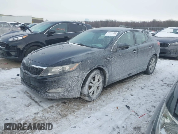 2013 Kia Optima EX with VIN 5XXGN4A72DG143975, listed as a IAAI auction lot 41385803 with 216,203 mi miles. Bid and sale history available at carsss.com. Image 18.