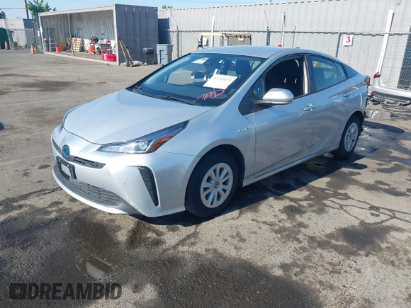 2021 Toyota Prius L Eco with VIN JTDKAMFU7M3142616, listed as a IAAI auction lot 42755833 with 40,542 mi miles and . Bid and sale history available at DreamBid. Image 18.