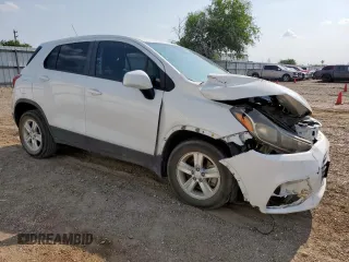 2021 Chevrolet Trax LS with VIN KL7CJKSB8MB302888, listed as a Copart auction lot 58416215 with 43,794 mi miles and Salvage title. Bid and sale history available at DreamBid. Image 4.