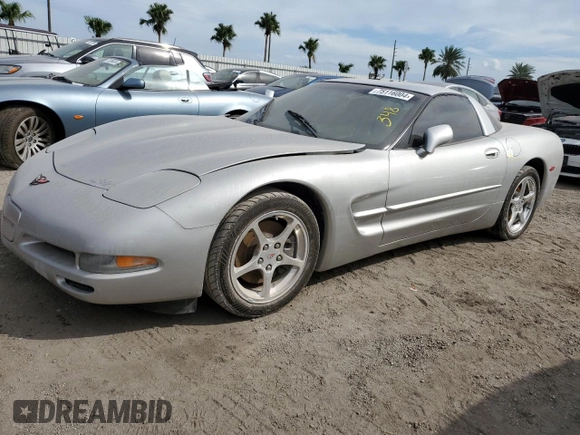 2004 Chevrolet Corvette with VIN 1G1YY22G045133523, listed as a Copart auction lot 75116004 with 0 mi miles and Salvage Title. Bid and sale history available at carsss.com. Image 1.