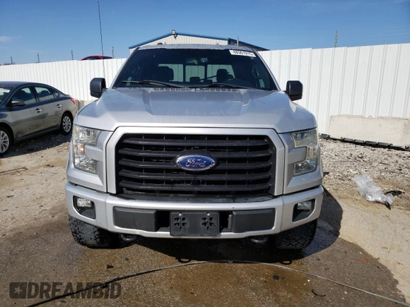 2017 Ford F-150 XL with VIN 1FTEW1EG3HKC05022, listed as a Copart auction lot 48561915 with 179,522 mi miles and Salvage Title. Bid and sale history available at carsss.com. Image 5.