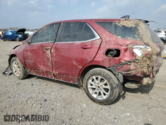 2021 Chevrolet Equinox LT with VIN 2GNAXKEV2M6147151, listed as a Copart auction lot 48961275 with 0 mi miles and Salvage Title. Bid and sale history available at carsss.com. Image 2.