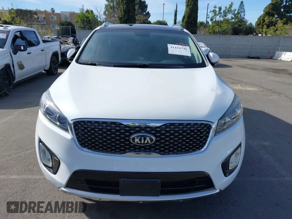 2016 Kia Sorento SX with VIN 5XYPK4A55GG083584, listed as a IAAI auction lot 41414740 with 58,035 mi miles. Bid and sale history available at carsss.com. Image 13.