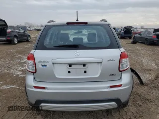 2007 Suzuki SX4 with VIN JS2YB413275109110, listed as a Copart auction lot 44168125 with 97,276 mi miles and Salvage Title. Bid and sale history available at carsss.com. Image 6.