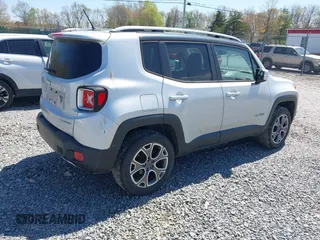 2016 Jeep Renegade Limited with VIN ZACCJBDT2GPD20595, listed as a IAAI auction lot 42122972 with 109,948 mi miles and . Bid and sale history available at DreamBid. Image 4.