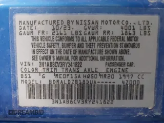 2024 Nissan Sentra SV with VIN 3N1AB8CV3RY241822, listed as a IAAI auction lot 41055983 with 8,411 mi miles. Bid and sale history available at carsss.com. Image 9.