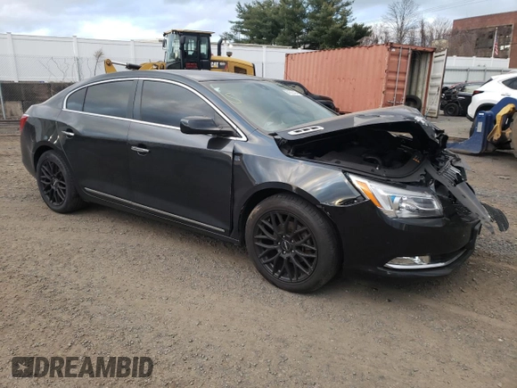 2014 Buick LaCrosse with VIN 1G4GA5GR3EF187439, listed as a Copart auction lot 81800424 with 100,745 mi miles and Salvage title. Bid and sale history available at DreamBid. Image 4.