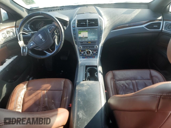 2019 Lincoln MKZ Reserve II with VIN 3LN6L5F96KR606972, listed as a Copart auction lot 42345565 with 55,876 mi miles and Salvage title. Bid and sale history available at DreamBid. Image 8.