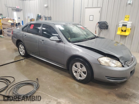 2009 Chevrolet Impala LT with VIN 2G1WT57KX91114992, listed as a Copart auction lot 43617495 with Not Provided miles and Clean Title. Bid and sale history available at DreamBid. Image 4.