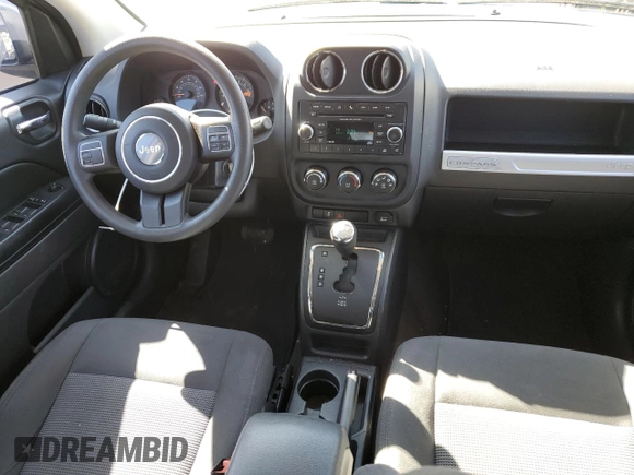 2017 Jeep Compass Sport with VIN 1C4NJCBAXHD189206, listed as a Copart auction lot 48877815 with 68,032 mi miles and Salvage Title. Bid and sale history available at carsss.com. Image 8.