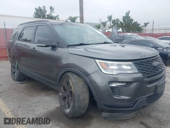 2018 Ford Explorer Sport with VIN 1FM5K8GT8JGB79584, listed as a IAAI auction lot 41894627 with 99,143 mi miles and . Bid and sale history available at DreamBid. Image 6.