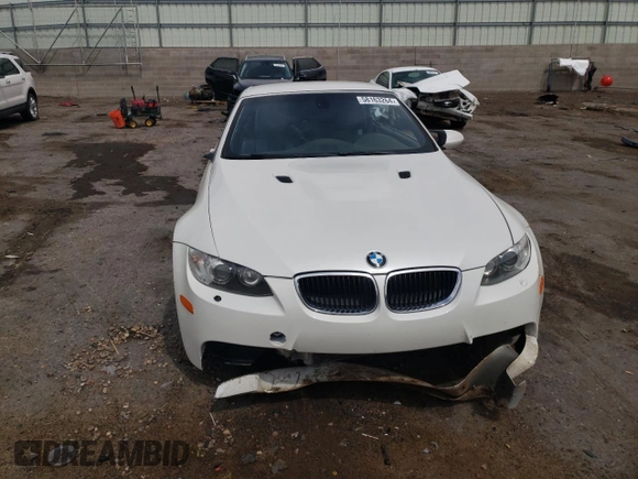 2011 BMW M3 with VIN WBSDX9C59BE784055, listed as a Copart auction lot 58163264 with 0 mi miles and Salvage Title. Bid and sale history available at carsss.com. Image 5.