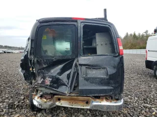 2015 Chevrolet Express Cargo with VIN 1GCWGFCF2F1176687, listed as a Copart auction lot 44706785 with 131,216 mi miles and Salvage title. Bid and sale history available at DreamBid. Image 6.