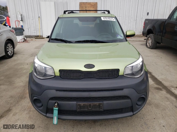2017 Kia Soul with VIN KNDJN2A24H7879359, listed as a Copart auction lot 47016575 with 0 mi miles and Salvage Title. Bid and sale history available at carsss.com. Image 5.