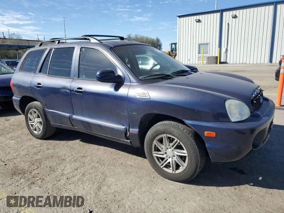 2004 Hyundai Santa Fe GLS with VIN KM8SC13D34U638743, listed as a Copart auction lot 47311215 with 194,906 mi miles and Salvage Title. Bid and sale history available at carsss.com. Image 4.