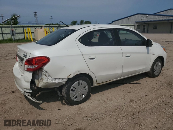 2018 Mitsubishi Mirage G4 ES with VIN ML32F3FJ5JHF08577, listed as a Copart auction lot 55687014 with 87,265 mi miles. Bid and sale history available at carsss.com. Image 3.