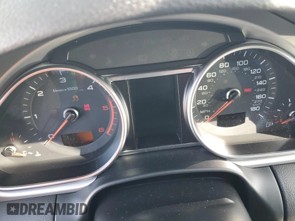 2014 Audi Q7 Premium Plus with VIN WA1LMAFE9ED014273, listed as a Copart auction lot 45994825 with Not provided miles and Salvage title. Bid and sale history available at DreamBid. Image 9.