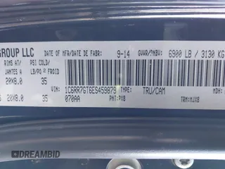 2014 Ram 1500 Big Horn с VIN 1C6RR7GT6ES459879, выставлен на аукционе IAAI как лот 41502894 с пробегом 165 125 миль миль и . История ставок и продаж доступна на DreamBid. Изображение 9.