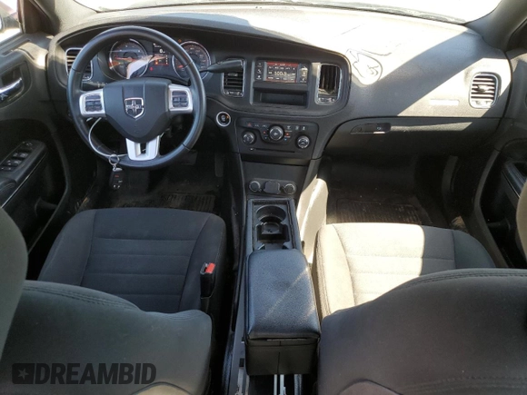 2014 Dodge Charger Police with VIN 2C3CDXAT1EH146630, listed as a Copart auction lot 49868615 with 119,327 mi miles and Salvage Title. Bid and sale history available at carsss.com. Image 8.