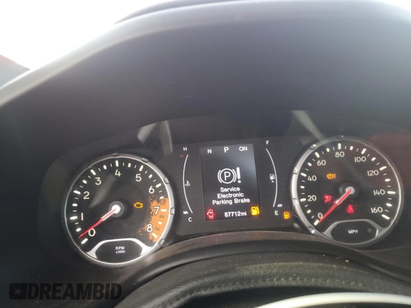 2018 Jeep Renegade Altitude with VIN ZACCJABBXJPH24174, listed as a Copart auction lot 50736845 with 87,712 mi miles and Salvage Title. Bid and sale history available at DreamBid. Image 9.