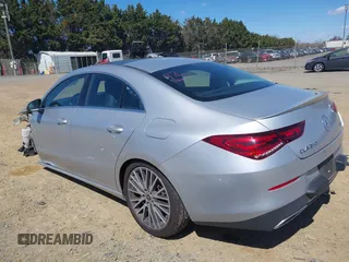 2020 Mercedes-Benz CLA 250 with VIN W1K5J4HB8LN103583, listed as a IAAI auction lot 41891861 with 41,544 mi miles and . Bid and sale history available at DreamBid. Image 3.