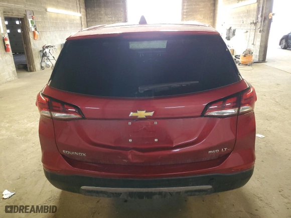 2023 Chevrolet Equinox LT with VIN 3GNAXUEG6PS129304, listed as a Copart auction lot 48183655 with 55,406 mi miles and Salvage Title. Bid and sale history available at carsss.com. Image 6.