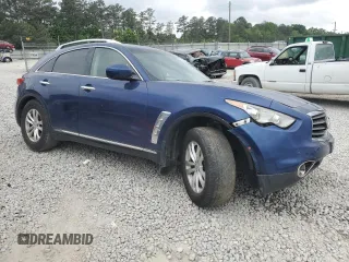 2013 Infiniti FX with VIN JN8CS1MW3DM174322, listed as a Copart auction lot 54331155 with Not provided miles and Salvage title. Bid and sale history available at DreamBid. Image 4.