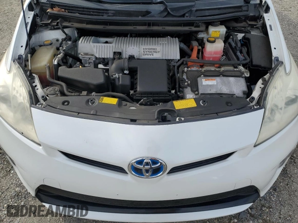 2012 Toyota Prius One with VIN JTDKN3DU3C5498632, listed as a Copart auction lot 47883705 with 127,449 mi miles and Salvage Title. Bid and sale history available at carsss.com. Image 11.
