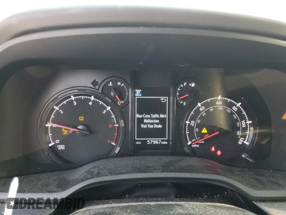2022 Toyota 4Runner SR5 Premium with VIN JTENU5JR9N6069712, listed as a Copart auction lot 53273355 with 57,967 mi miles and Salvage title. Bid and sale history available at DreamBid. Image 9.