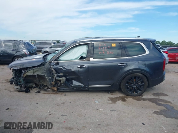 2020 Kia Telluride SX с VIN 5XYP54HC0LG052734, выставлен на аукционе IAAI как лот 42312087 с пробегом Не указан миль и . История ставок и продаж доступна на DreamBid. Изображение 14.