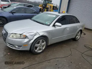 2005 Audi A4 2.0T with VIN WAUAF68E75A448109, listed as a Copart auction lot 83555214 with 252,242 mi miles and Salvage Title. Bid and sale history available at carsss.com. Image 1.