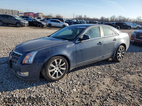 2009 Cadillac CTS AWD w/1SB with VIN 1G6DT57V190132949, listed as a Copart auction lot 50691155 with 84,310 mi miles and Salvage Title. Bid and sale history available at carsss.com. Image 1.
