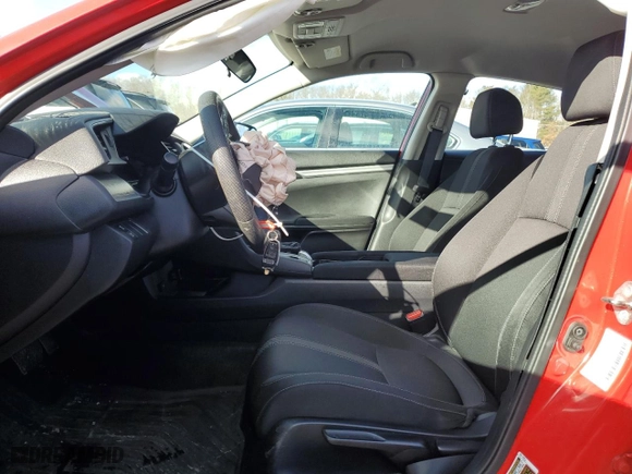2017 Honda Civic Sedan LX with VIN 2HGFC2F50HH525309, listed as a Copart auction lot 45356645 with 0 mi miles and Salvage Title. Bid and sale history available at carsss.com. Image 7.