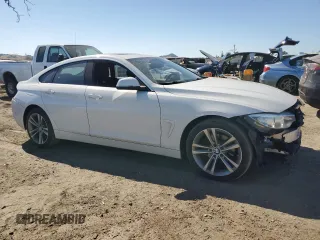 2017 BMW 4 Series 430i xDrive with VIN WBA4F9C33HG813021, listed as a Copart auction lot 63780845 with 69,520 mi miles and Salvage title. Bid and sale history available at DreamBid. Image 4.