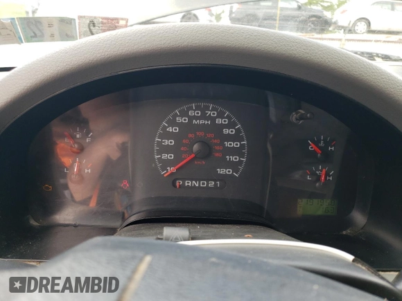 2006 Ford F-150 STX with VIN 1FTRX14W36NB54625, listed as a Copart auction lot 58221215 with 219,195 mi miles and Salvage title. Bid and sale history available at DreamBid. Image 9.